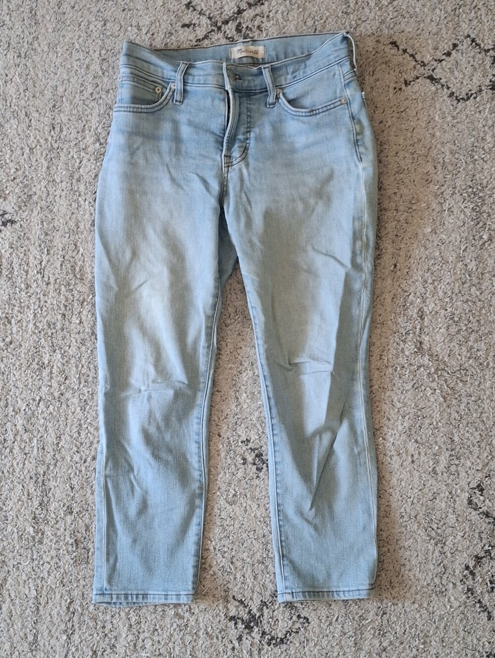 Madewell Mid-rise Perfect Vintage Jean Light Wash